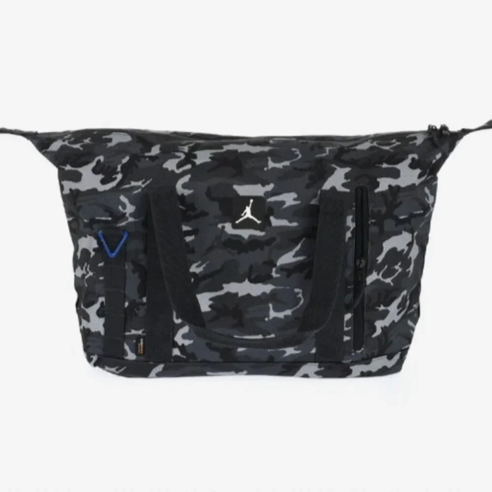 Jordan Flight Duffle Cordura Travel Training Gym Overnight Bag 40L Grey Camo
